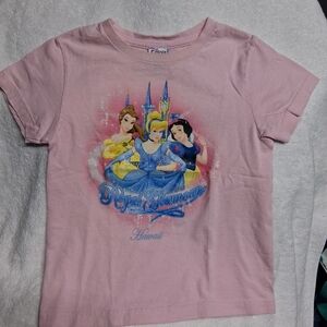 Disney Princess Pink Short Sleeve Tee